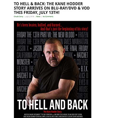 TO HELL & BACK: THE KANE HODDER STORY ARRIVES ON BLU-RAY/DVD & VOD THIS FRIDAY, JULY 13TH!